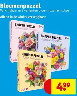 Kruidvat Bloemenpuzzel aanbieding