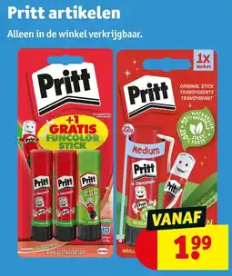 Kruidvat Pritt artikelen aanbieding