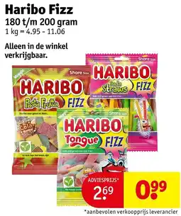 Kruidvat Haribo Fizz aanbieding