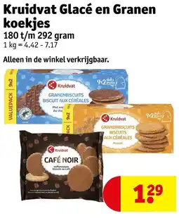 Kruidvat Kruidvat Glacé en Granen koekjes aanbieding
