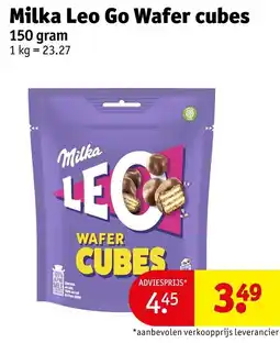Kruidvat milka leo go wafer cubes aanbieding