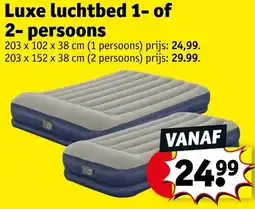 Kruidvat Luxe luchtbed aanbieding