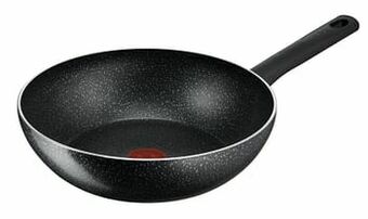 Makro Tefal Wokpan Brut Ø 28 cm zwart aanbieding