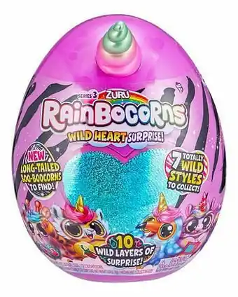 Dreamland Knuffel Rainbocorns Wild Heart Surprise! Series 3 - Peacockorn aanbieding