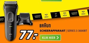 Expert Braun Scheerapparaat aanbieding