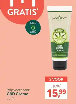 Holland & Barrett CBD creme aanbieding