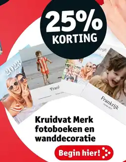 Kruidvat Kruidvat merk fotoboeken en wanddecoratie aanbieding