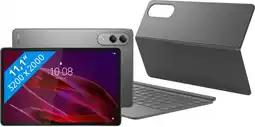 Coolblue Lenovo Yoga Tab 11,1 Pouces 256Go Wifi Gris avec Stylet + Étui Clavier AZERTY aanbieding