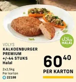Bidfood Volys kalkoenburger premium aanbieding
