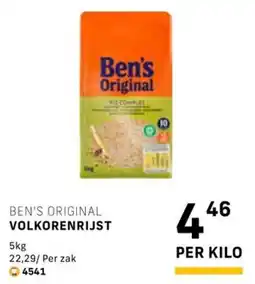 Bidfood Ben's original volkorenrijst aanbieding