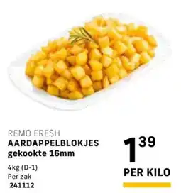 Bidfood Remo fresh aardappelblokjes aanbieding