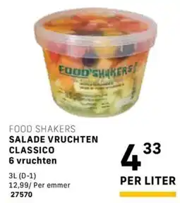 Bidfood Food shakers salade vruchten classico aanbieding