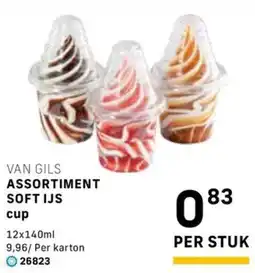 Bidfood Van gils assortiment soft ijs cup aanbieding