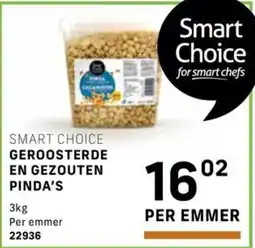 Bidfood Smart choice geroosterde en gezouten pinda's aanbieding