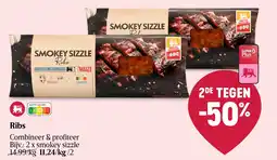 Delhaize Ribs aanbieding