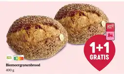 Delhaize Biomeergranenbrood aanbieding
