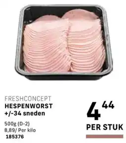 Bidfood Hespenworst aanbieding