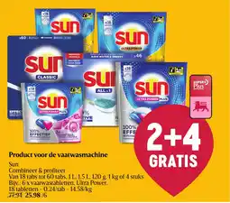 Delhaize Product voor de vaatwasmachine Sun aanbieding