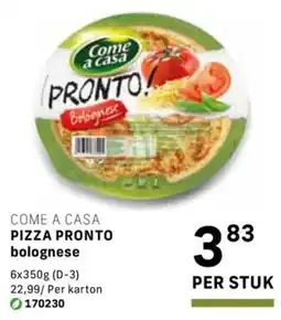 Bidfood Pizza pronto bolognese aanbieding