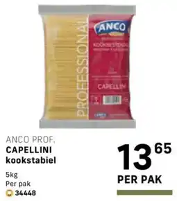Bidfood Anco prof. capellini kookstabil aanbieding