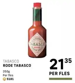 Bidfood Tabasco rode tabasco aanbieding