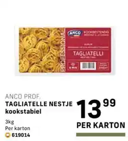 Bidfood Anco prof. tagliatelle nestje kookstabil aanbieding