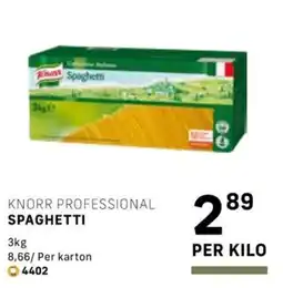 Bidfood Knorr professional spaghetti aanbieding