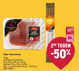 Delhaize Fijne vleeswaren Argal aanbieding