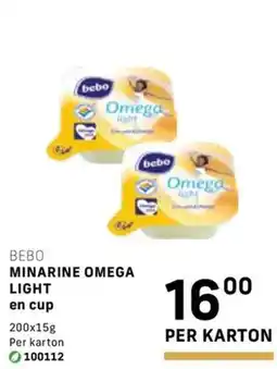Bidfood Bebomarine omega light en cup aanbieding