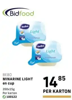 Bidfood Bebominarine light en cup aanbieding