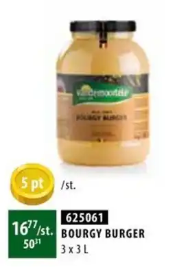 Bidfood Bourgy burger aanbieding