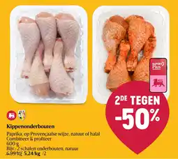 Delhaize Kippenonderbouten aanbieding