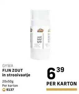 Bidfood Gyma fijn zout in strooivaatje aanbieding