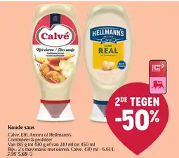 Delhaize Koude saus aanbieding