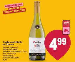 Delhaize Casillero del Diablo of Trivento aanbieding