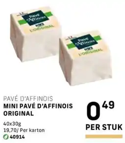 Bidfood Pavé d'affinois mini pavé d'affinois original aanbieding