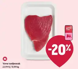 Delhaize Verse tonijnsteak aanbieding