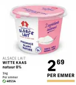Bidfood Alsace lait witte kaas aanbieding