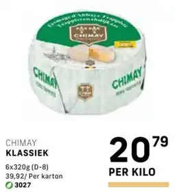 Bidfood Chimay klassiek aanbieding