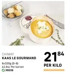 Bidfood Chimay kaas le gourmand aanbieding