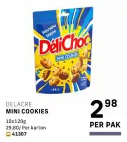 Bidfood Delacre mini cookies aanbieding