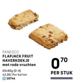 Bidfood Panesco flapjack fruit haverkoekeje aanbieding
