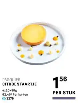 Bidfood Pasquier citroentaartje aanbieding