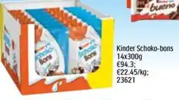Bidfood Kinder Schoko-bons aanbieding