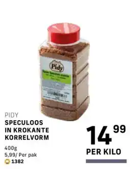 Bidfood Pidy speculoos in krokante korrelvorm aanbieding