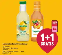 Delhaize Limonade of multivitaminesap aanbieding