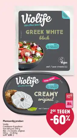 Delhaize Violife creamy original aanbieding