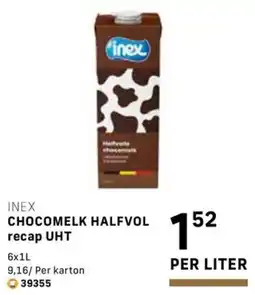 Bidfood Inex chocomelk halfvol aanbieding