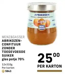 Bidfood Menz&gasser abrikozen-confituur aanbieding