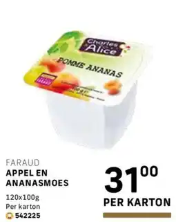 Bidfood Faraud appel en ananasmoes aanbieding